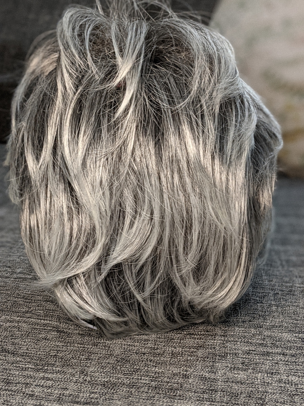 Gray Short Layered Women's Wig - Unbranded